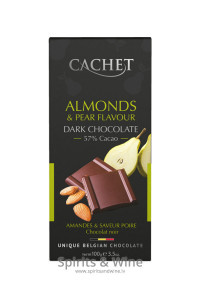 Šokolāde Cachet Dark Pear & Almond